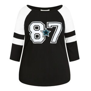 Societie+ Bettina Baseball Tee Size 14/16 (SP04.5)